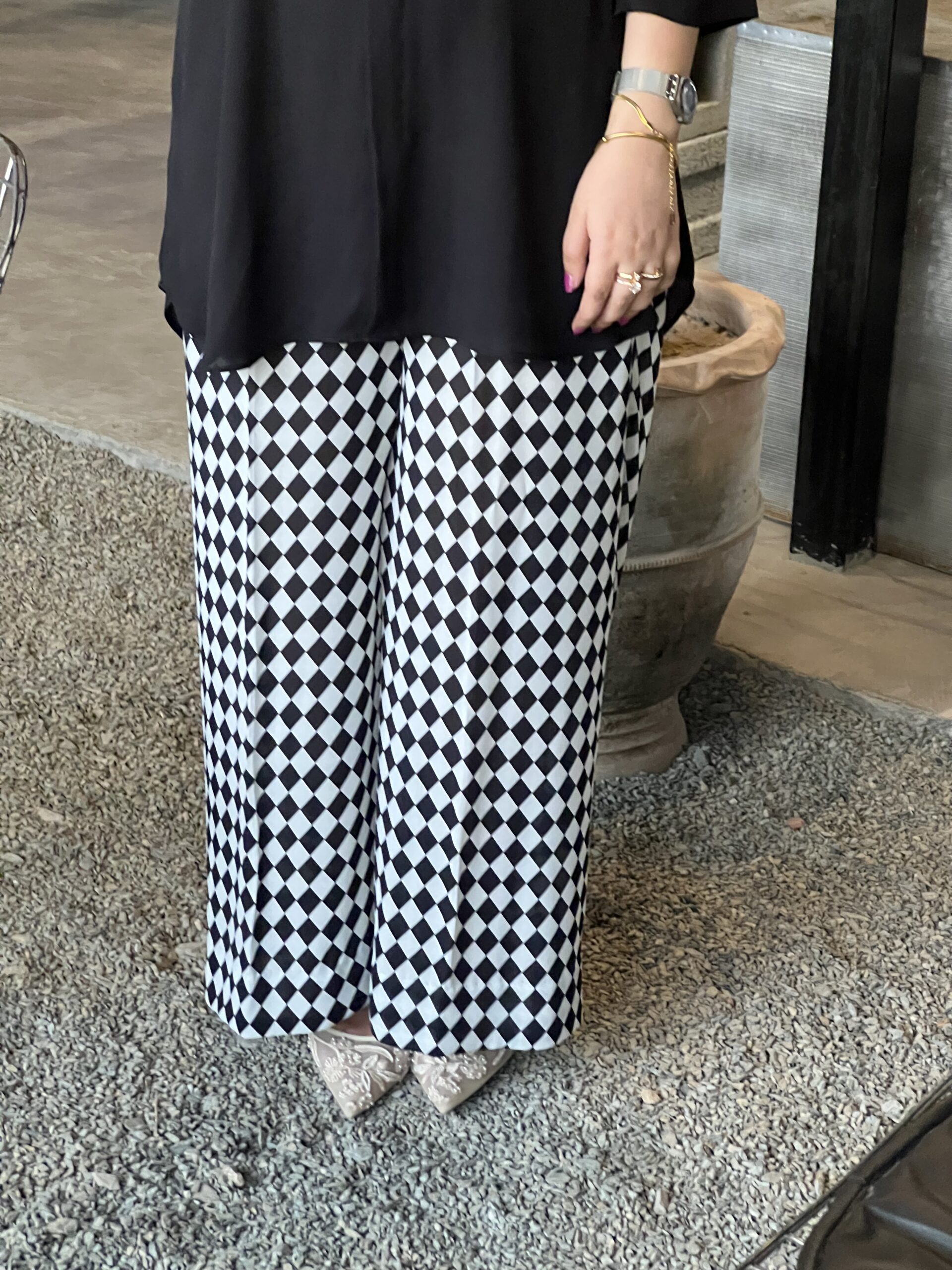 Monochrome Muse Dress - Image 3